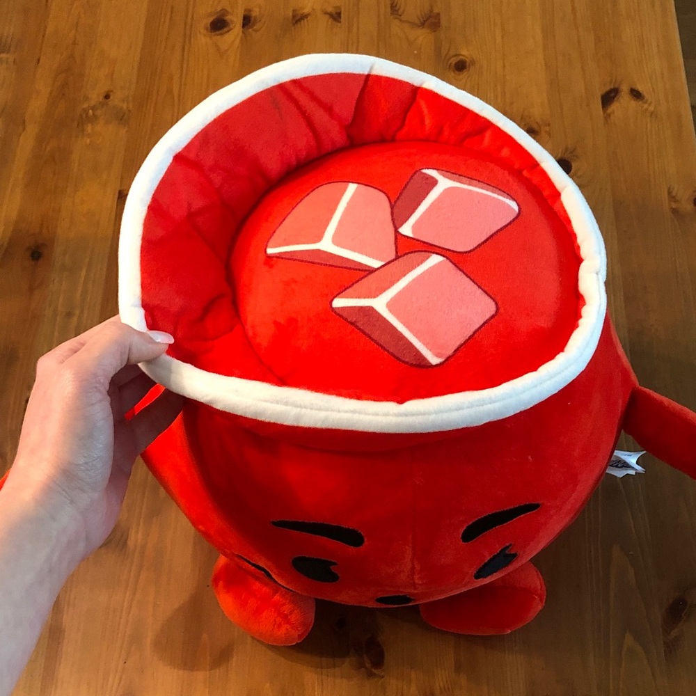 NWT 13.5-inch Kool-Aid Man Plush Red Character Pillow - Picture 7 of 10